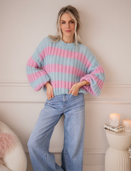 Sweet Softness Baby Blue/Baby Pink - Trui