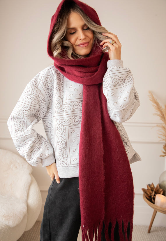 Baggy Bandana Soft Grey - Sweater