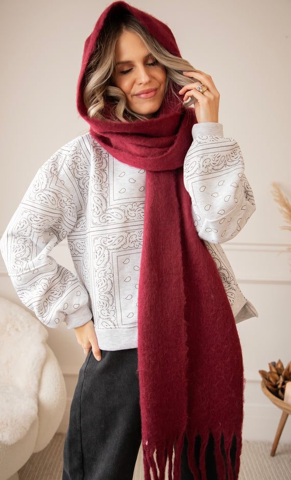 Baggy Bandana Soft Grey - Sweater