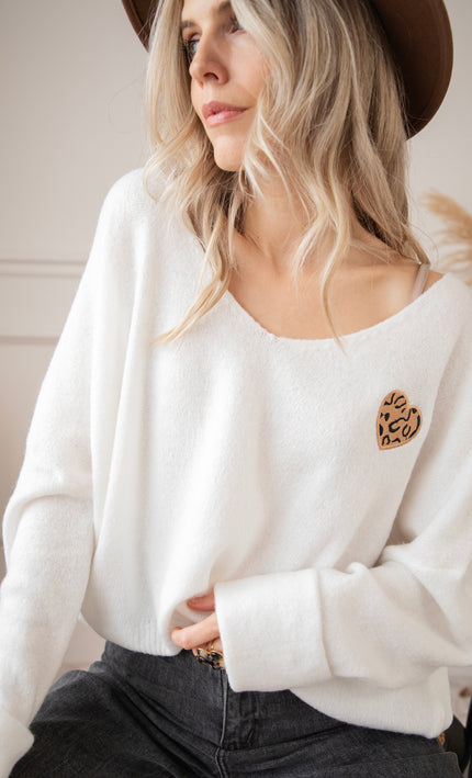 Soft Hearted Beige - Sweater