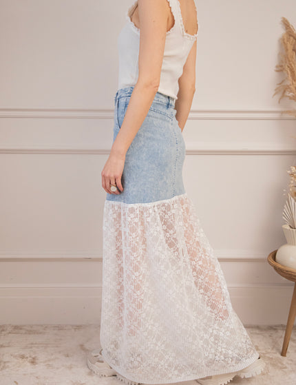 Daisy Denim Layers Blue - Skirt