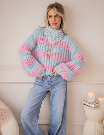 Sweet Softness Baby Blue/Baby Pink - Trui