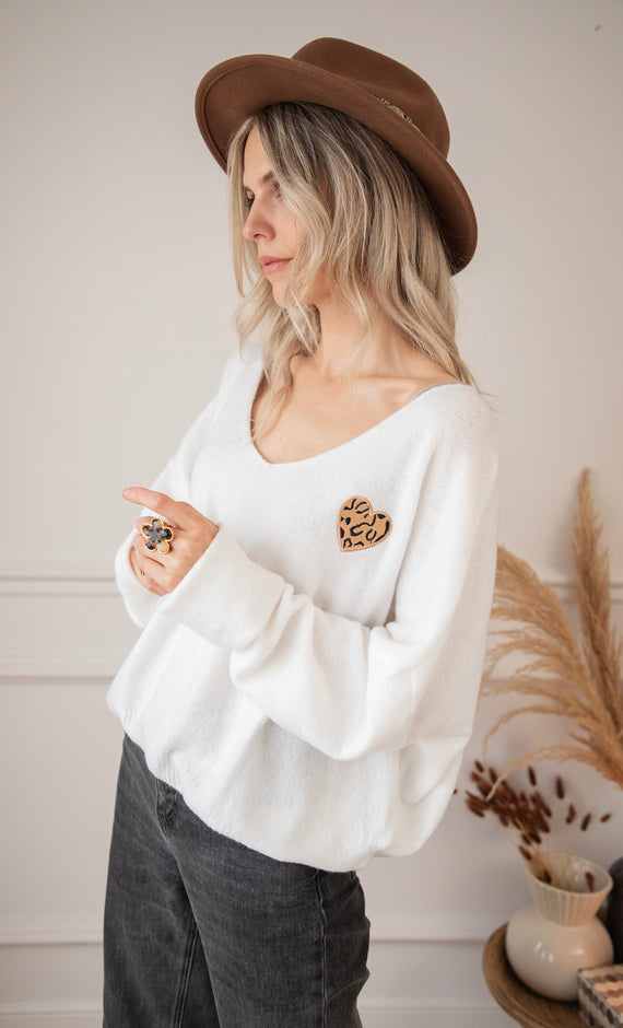 Soft Hearted Beige - Sweater