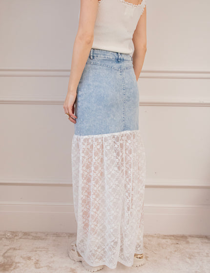 Daisy Denim Layers Blue - Skirt