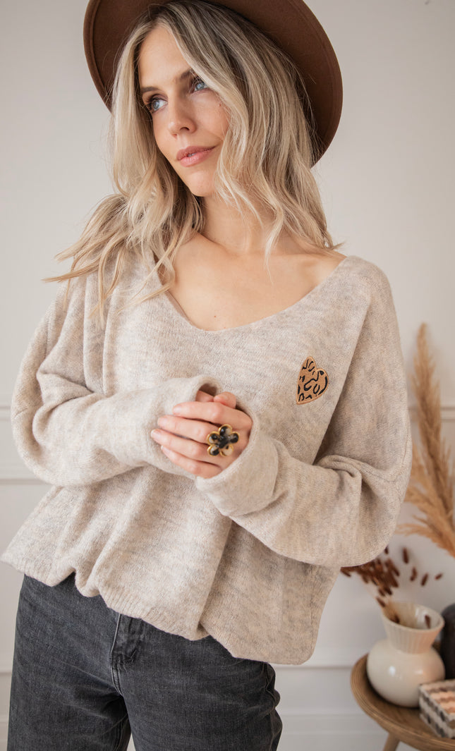 Soft Hearted Grey - Sweater