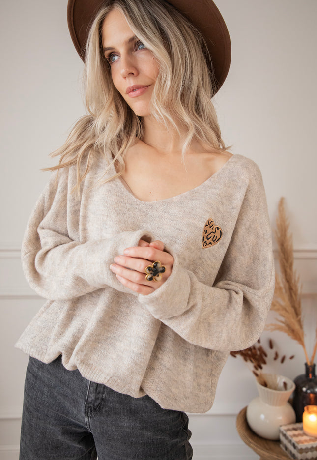 Soft Hearted Grey - Sweater