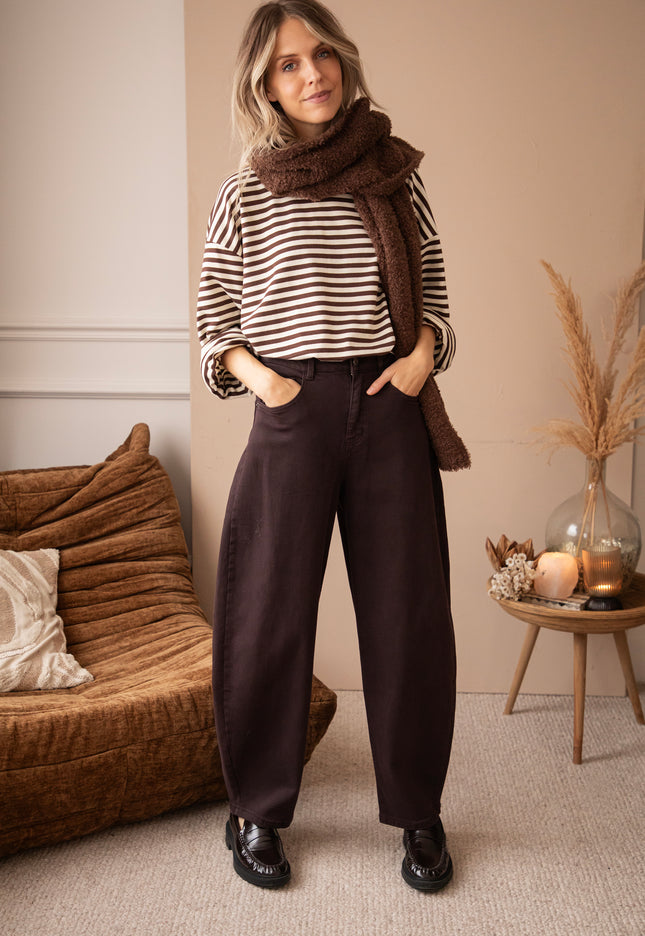 Jeans - Bella Balloon - Mahagoni
