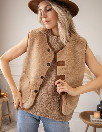 Suave Reversible Brown - Jacket/vest