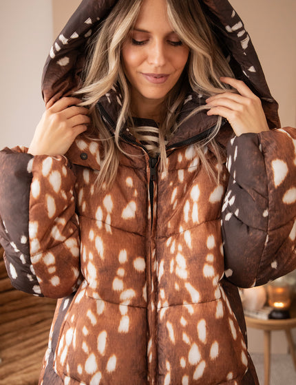 Jacke - Dear Deer Puffer - Rostbraun