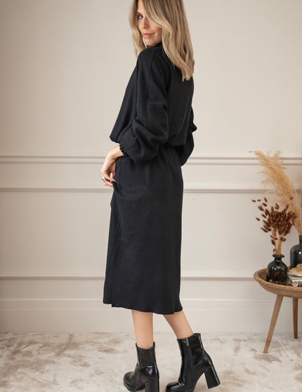 Layla Long Black - Sweater Dress