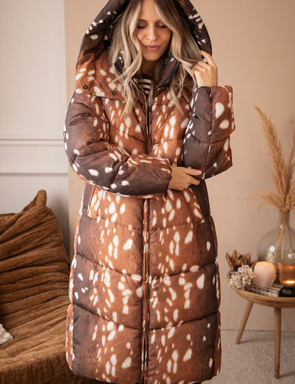 Jacke - Dear Deer Puffer - Rostbraun