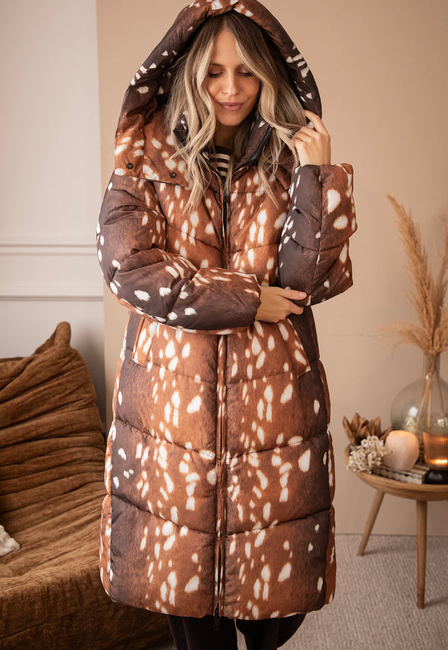Jacke - Dear Deer Puffer - Rostbraun
