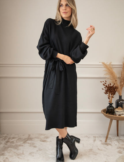 Layla Long Black - Sweater Dress