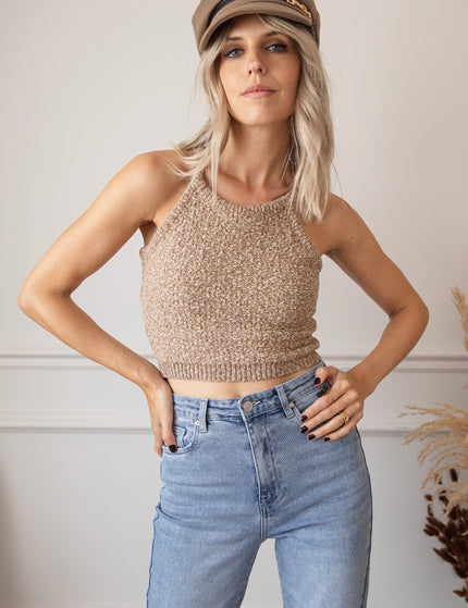 Robin Knit Taupe - Top