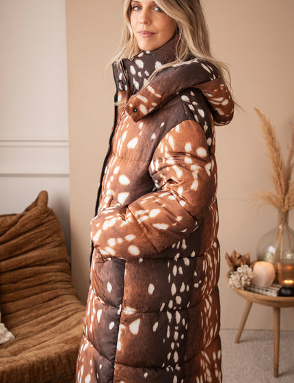 Jacke - Dear Deer Puffer - Rostbraun