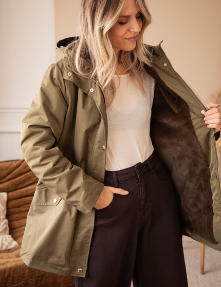 The Warm Side Khaki/Brown - Coat