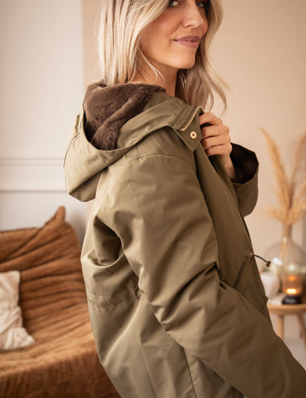 The Warm Side Khaki/Brown - Coat