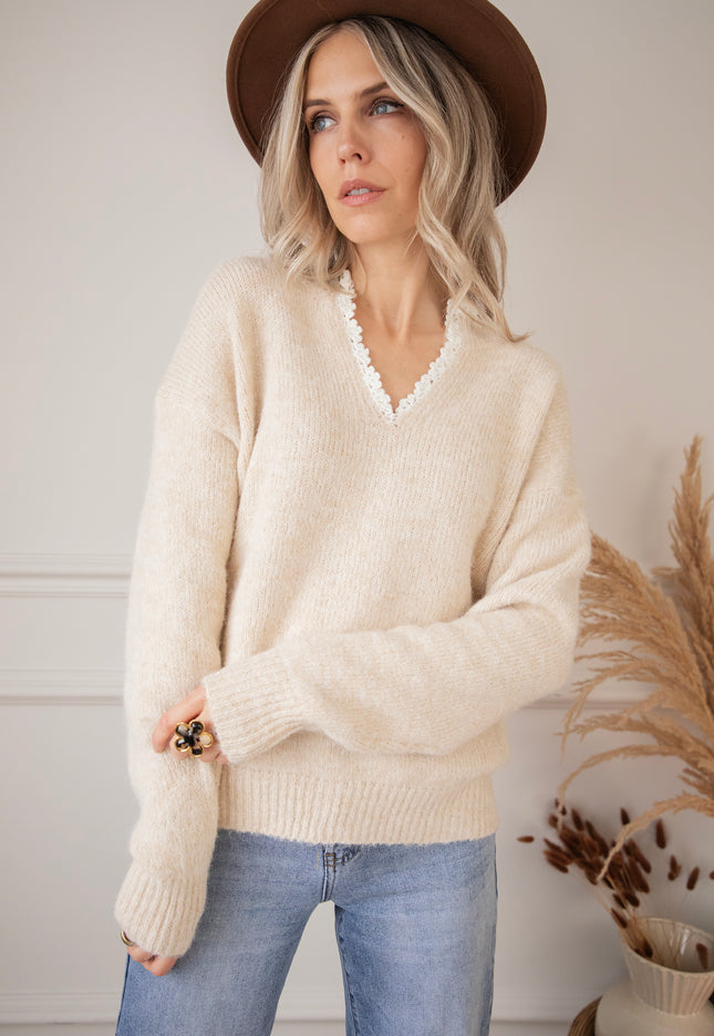 Pullover - Lora Lou - Beige