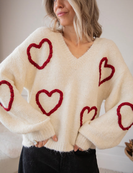 Pullover - Braided With Love - Beige