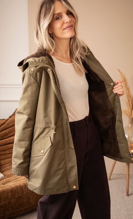 The Warm Side Khaki/Brown - Coat
