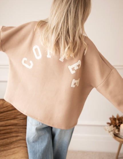 Lily Coffee Taupe/Cream - Sweater