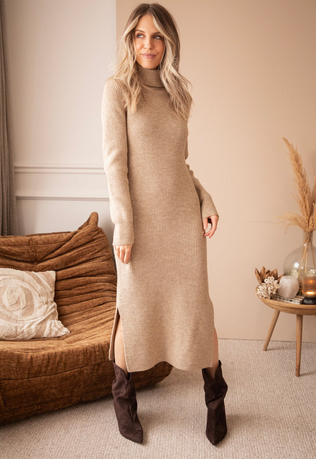Pulloverkleid - Caroll - Taupe