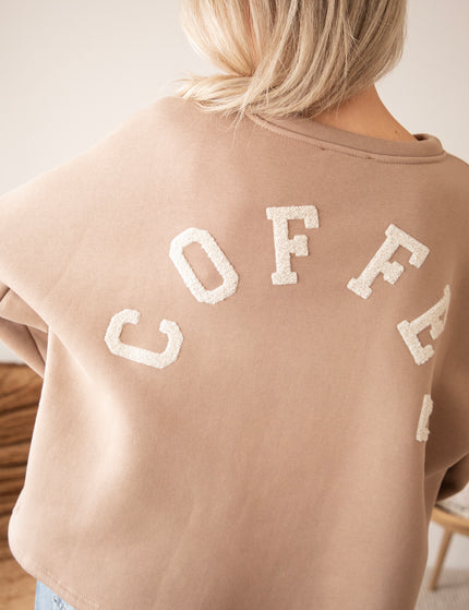 Lily Coffee Taupe/Cream - Sweater