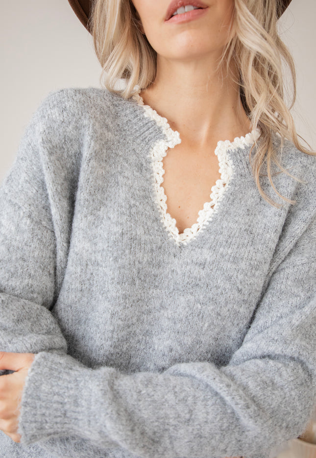 Pullover - Lora Lou - Grau