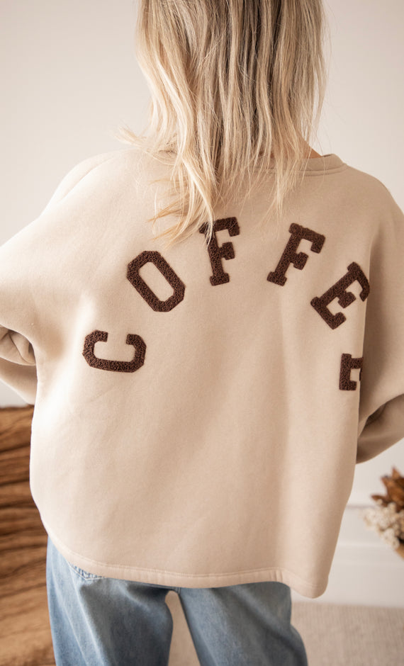 Lily Coffee Beige/Brown - Sweater