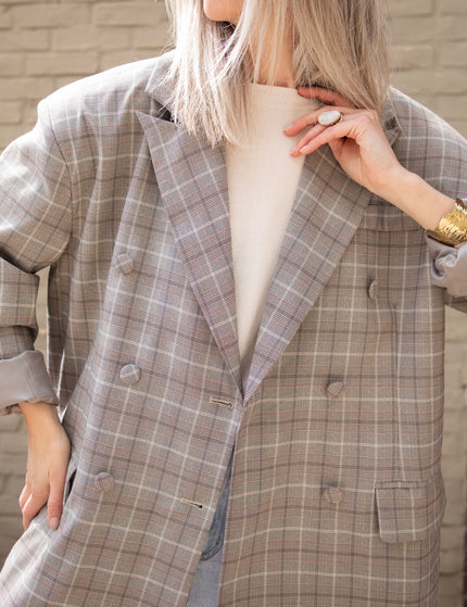 Charly Checked Brown - Blazer