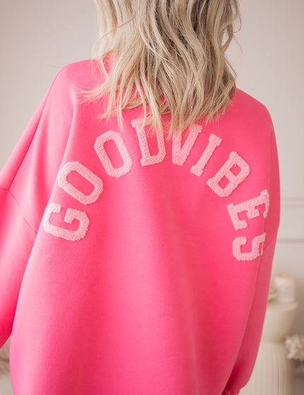 Lily Good Vibes Fuchsia/Soft Pink - Sweater