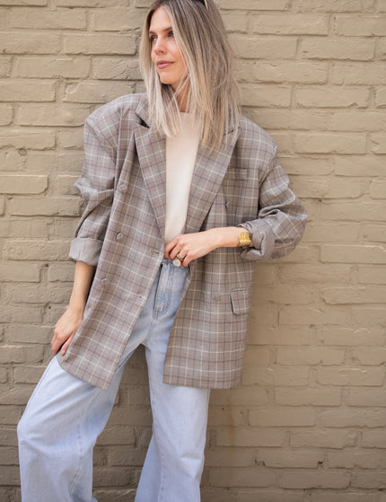 Charly Checked Brown - Blazer