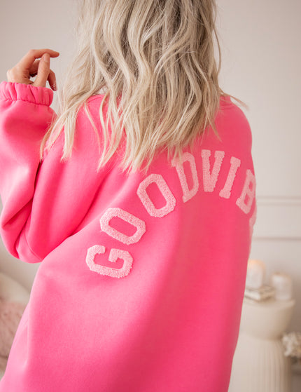 Lily Good Vibes Fuchsia/Soft Pink - Sweater