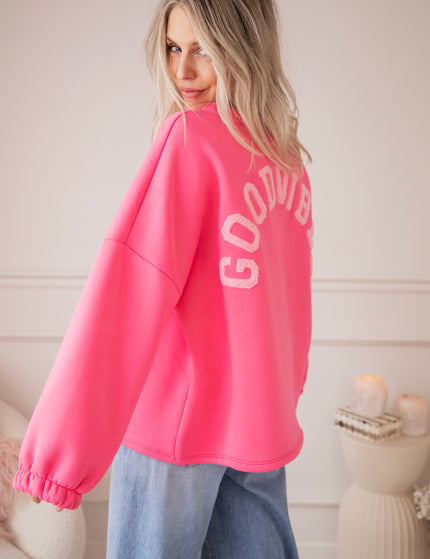 Lily Good Vibes Fuchsia/Soft Pink - Sweater