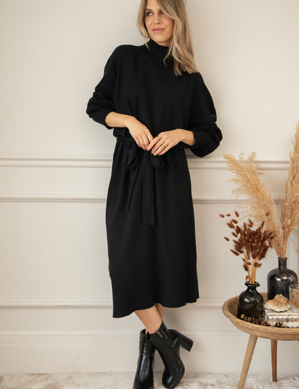 Layla Long Black - Sweater Dress