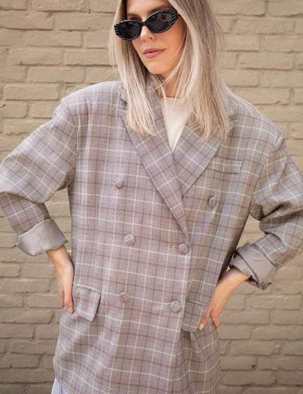 Charly Checked Brown - Blazer