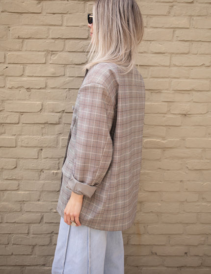 Charly Checked Brown - Blazer
