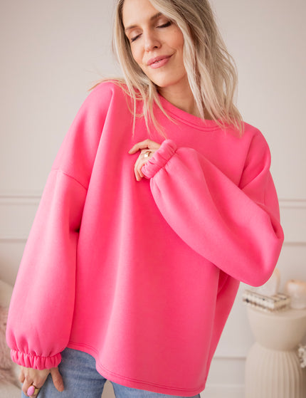 Lily Good Vibes Fuchsia/Soft Pink - Sweater