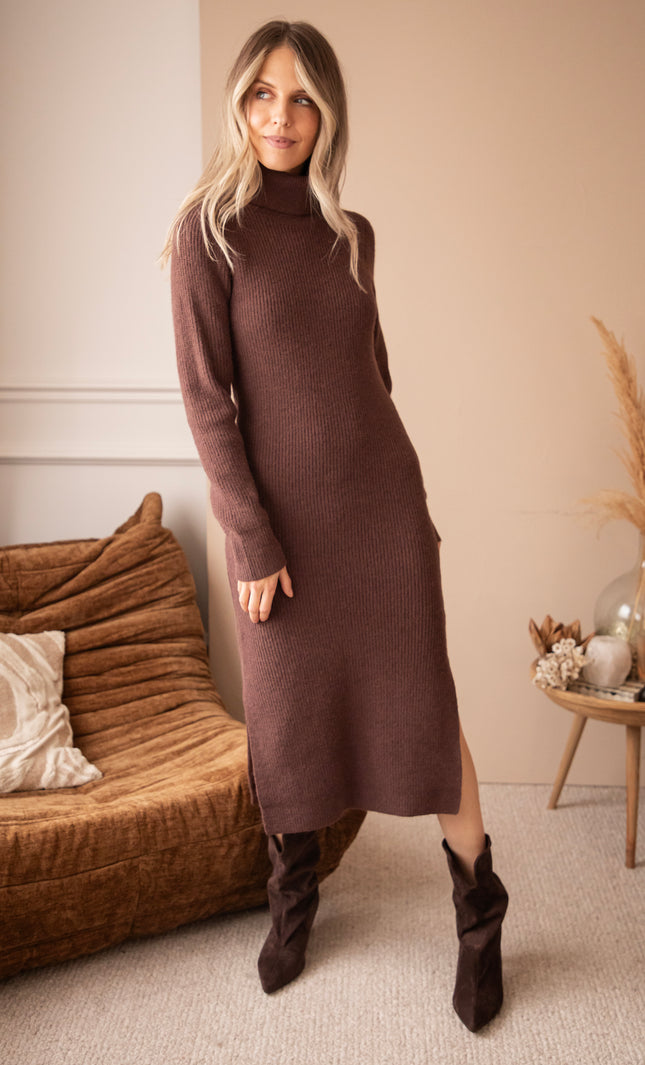 Caroll Choco - Sweater Dress