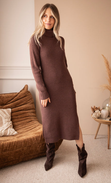 Caroll Choco - Sweater Dress