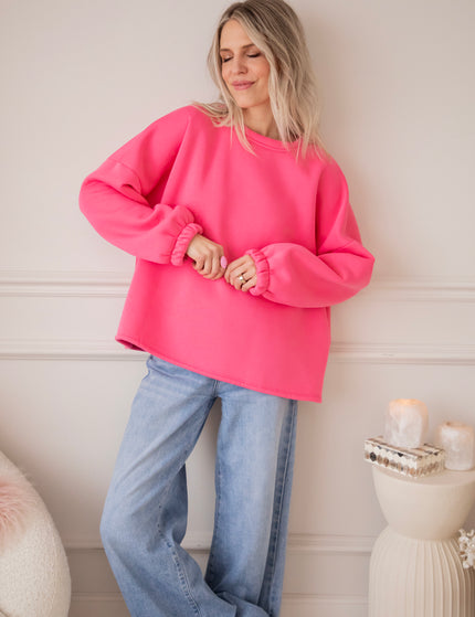 Lily Good Vibes Fuchsia/Soft Pink - Sweater