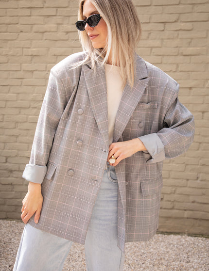 Charly Checked Grey - Blazer