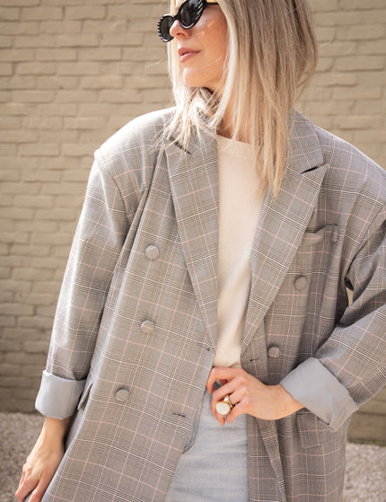 Charly Checked Grey - Blazer