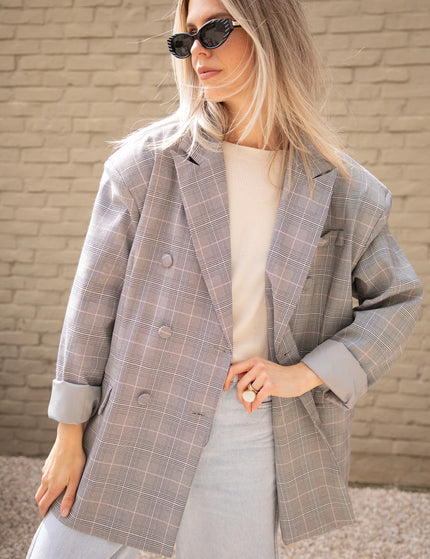 Charly Checked Grey - Blazer
