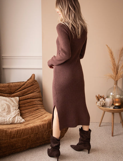 Caroll Choco - Sweater Dress