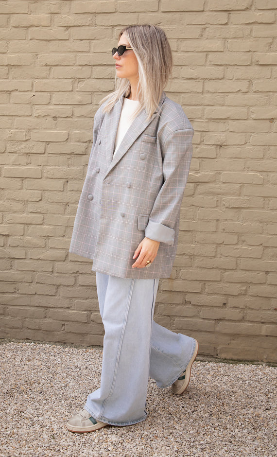 Charly Checked Grey - Blazer