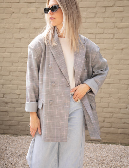Charly Checked Grey - Blazer
