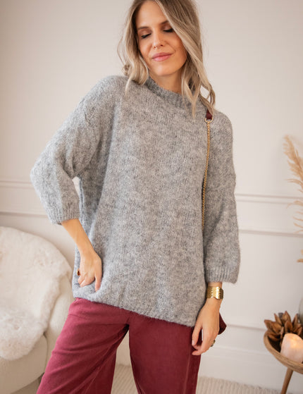 Pullover - Baggy Babette - Dunkelgrau
