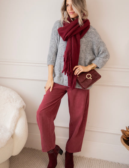 Pullover - Baggy Babette - Dunkelgrau