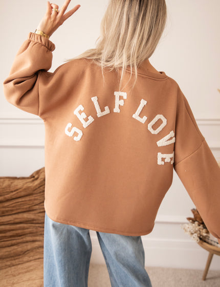 Lily Self Love Caramel/Beige - Sweater